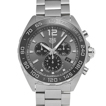 タグ ホイヤー フォーミュラ1 クォーツ クロノグラフ CAZ1011.BA0842 グレー/ブラック メンズ 時計 【中古】【wristwatch】