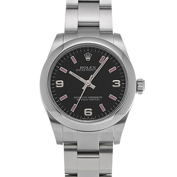 ロレックス オイスターパーペチュアル 177200 ブラック ユニセックス 時計 【中古】【wristwatch】