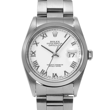 ロレックス デイトジャスト 16200 ホワイト メンズ 時計 【中古】【wristwatch】