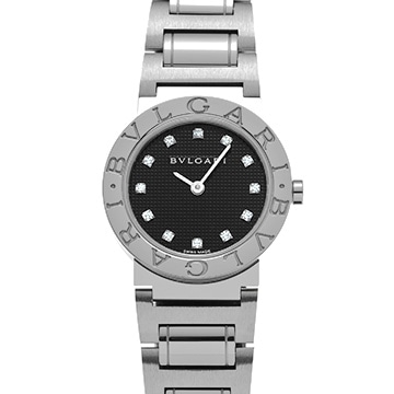 ブルガリ ブルガリブルガリ BBL26S ブラック/ダイヤモンド レディース 時計 【中古】【wristwatch】