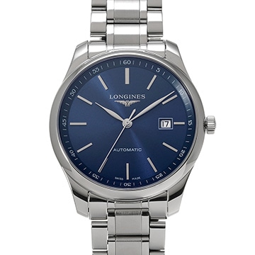 ロンジン マスターコレクション L2.893.4.92.6 ブルー メンズ 時計 【中古】【wristwatch】
