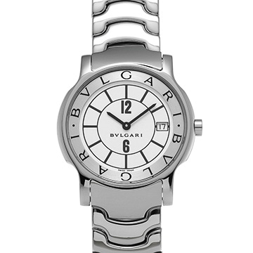 ブルガリ ソロテンポ ST35S ホワイト メンズ 時計 【中古】【wristwatch】