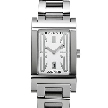 ブルガリ レッタンゴロ RT45S ホワイト メンズ 時計 【中古】【wristwatch】