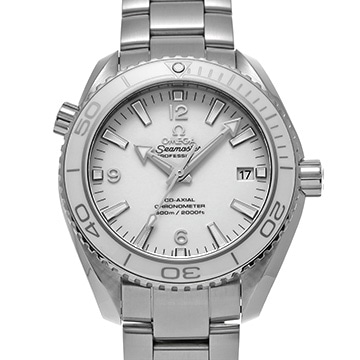オメガ シーマスター プラネットオーシャン 600 コーアクシャル 232.30.42.21.04.001 ホワイト メンズ 時計 【中古】【wristwatch】