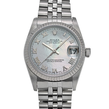 ロレックス デイトジャスト 31 78274NR ホワイトシェル ユニセックス 時計 【中古】【wristwatch】