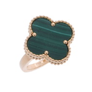 ヴァン クリーフ&アーペル マジックアルハンブラリング #55 ゴールド K18イエローゴールド YG レディース ジュエリー 【中古】【jewelry】