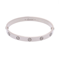 カルティエ ラブブレスレット #17 旧型 シルバー B6005700 K18ホワイトゴールド WG レディース ジュエリー 【中古】【jewelry】