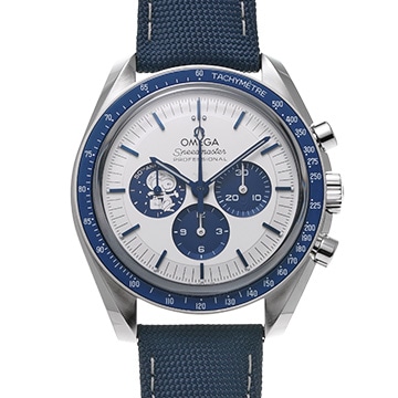 オメガ スピードマスター ムーンウォッチ コーアクシャル マスタークロノメーター シルバー スヌーピーアワード 310.32.42.50.02.001 シルバー/ブルー メンズ 時計 【新品】【wristwatch】