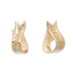 ミキモト リボンモチーフ イヤリング ゴールド K18イエローゴールド YG レディース ジュエリー 【中古】【jewelry】