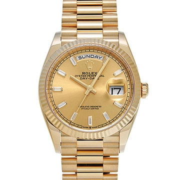 ロレックス デイデイト 36 128238A シャンパン/ダイヤモンド メンズ 時計 【新品】【wristwatch】