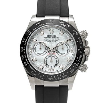ロレックス コスモグラフ デイトナ 116519LNNG ホワイトシェル/ダイヤモンド メンズ 時計 【中古】【wristwatch】