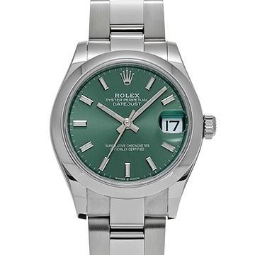 ロレックス デイトジャスト 31 278240 ミントグリーン ユニセックス 時計 【中古】【wristwatch】