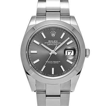 ロレックス デイトジャスト 41 126300 スレート メンズ 時計 【中古】【wristwatch】