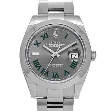 ロレックス デイトジャスト 41 126300 スレートグレー メンズ 時計 【中古】【wristwatch】