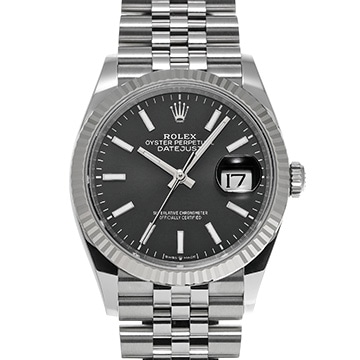 ロレックス デイトジャスト 36 126234 ブライトブラック メンズ 時計 【新品】【wristwatch】