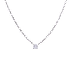 カルティエ ラブサポート ネックレス シルバー N7045600 K18ホワイトゴールド WG レディース ジュエリー 【中古】【jewelry】