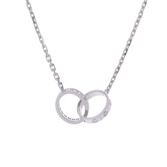 カルティエ ベビーラブ ネックレス シルバー K18ホワイトゴールド WG レディース ジュエリー 【中古】【jewelry】