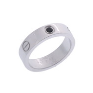 カルティエ ラブリング #56 シルバー K18ホワイトゴールド WG レディース ジュエリー 【中古】【jewelry】