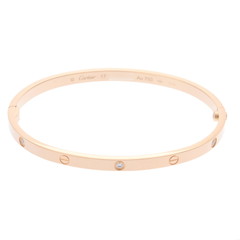 カルティエ ラブブレスレット SM 6PD #17 ゴールド K18イエローゴールド YG レディース ジュエリー 【中古】【jewelry】