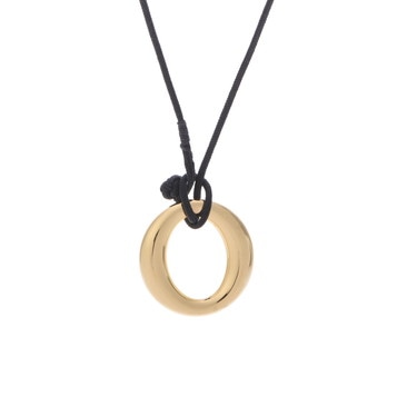 ティファニー セピアナネックレス ゴールド K18イエローゴールド YG/コード(紐) レディース ジュエリー 【中古】【jewelry】