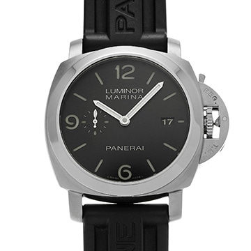 パネライ ルミノールマリーナ 1950 3デイズ オートマティック アッチャイオ PAM00312 ブラック メンズ 時計 【中古】【wristwatch】