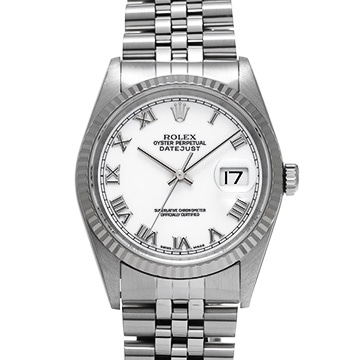 ロレックス デイトジャスト 16234 ホワイト メンズ 時計 【中古】【wristwatch】