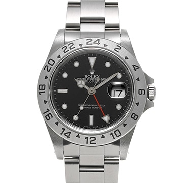 ロレックス エクスプローラーII 16570 ブラック メンズ 時計 【中古】【wristwatch】