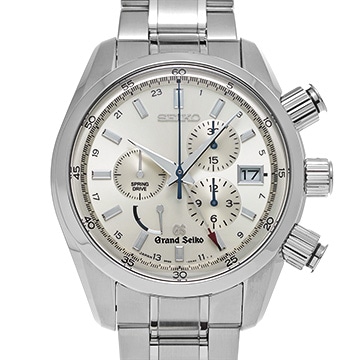 グランドセイコー スプリングドライブ クロノグラフ GMT SBGC001 シルバー メンズ 時計 【中古】【wristwatch】