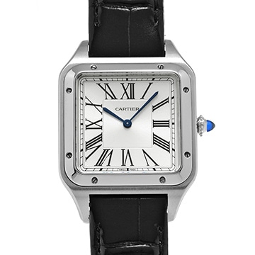 カルティエ サントス デュモン XL WSSA0032 シルバー メンズ 時計 【中古】【wristwatch】