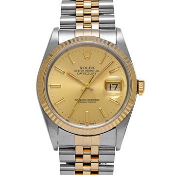 ロレックス デイトジャスト 16233 シャンパン メンズ 時計 【中古】【wristwatch】