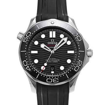 オメガ シーマスター ダイバー300 コーアクシャル マスタークロノメーター 210.32.42.20.01.001 ブラック メンズ 時計 【中古】【wristwatch】