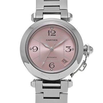 カルティエ パシャC W31075M7 ピンク ユニセックス 時計 【中古】【wristwatch】