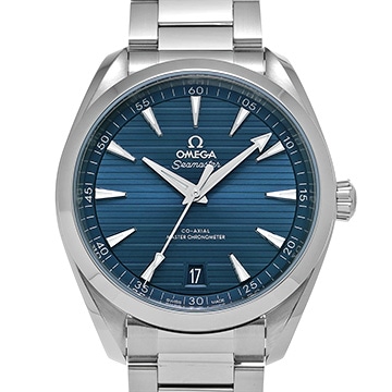 オメガ シーマスター アクアテラ コーアクシャル 220.10.41.21.03.004 ブルー メンズ 時計 【中古】【wristwatch】