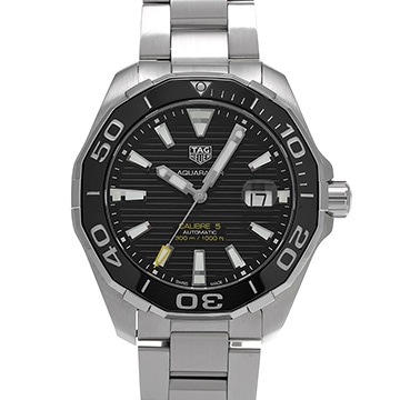 タグ ホイヤー アクアレーサー キャリバー5 WAY201A.BA0927 ブラック メンズ 時計 【中古】【wristwatch】