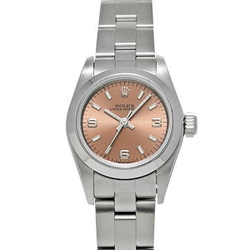 ロレックス オイスターパーペチュアル 67180 ピンク レディース 時計 【中古】【wristwatch】