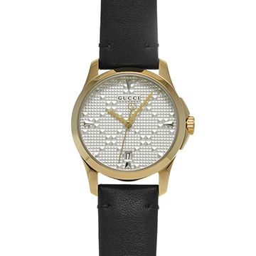 グッチ Gタイムレス YA126571 ホワイト レディース 時計 【中古】【wristwatch】