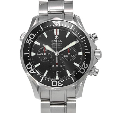 オメガ シーマスター 300 クロノグラフ 2594.52 ブラック メンズ 時計 【中古】【wristwatch】