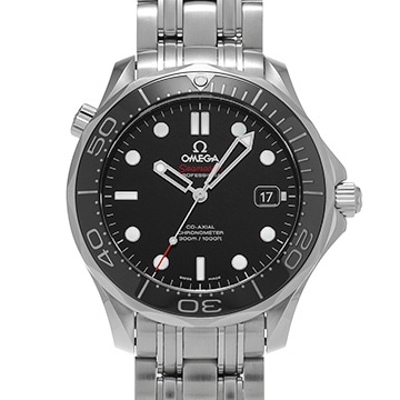 オメガ シーマスター ダイバー300 コーアクシャル 212.30.41.20.01.003 ブラック メンズ 時計 【中古】【wristwatch】