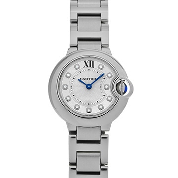 カルティエ バロンブルー ドゥ カルティエ WE902073 シルバー/ダイヤモンド レディース 時計 【中古】【wristwatch】