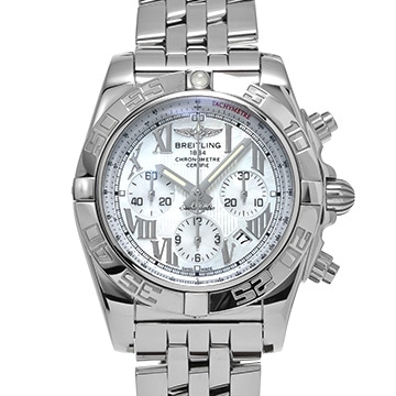 ブライトリング クロノマット 44 AB011012/A691 ホワイトシェル メンズ 時計 【中古】【wristwatch】