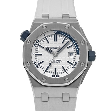オーデマ ピゲ ロイヤルオーク オフショア ダイバー 15710ST.OO.A010CA.01 ホワイト メンズ 時計 【中古】【wristwatch】