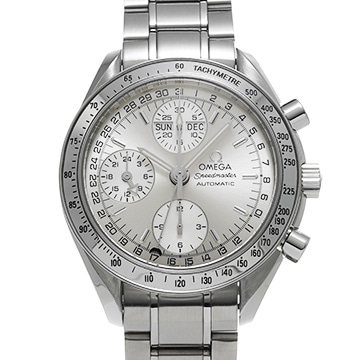 オメガ スピードマスター トリプルカレンダー 3523.30 シルバー メンズ 時計 【中古】【wristwatch】