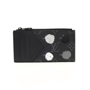 ルイ ヴィトン モノグラムエクリプス LV×YK コインカードホルダー 草間彌生 ブラック M81930 モノグラムエクリプスキャンバス メンズ 財布 【中古】【purse】