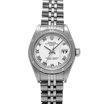 ロレックス オイスターパーペチュアル デイト 79190 シルバー レディース 時計 【中古】【wristwatch】