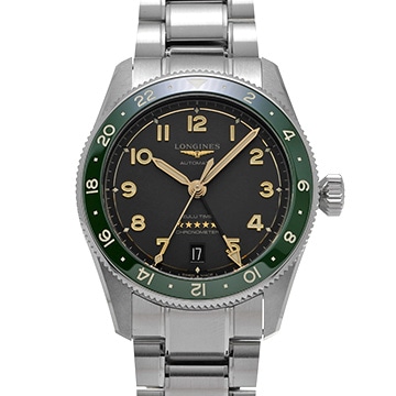 ロンジン スピリット ズールータイム L3.802.4.63.6 アンスラサイトグレー メンズ 時計 【中古】【wristwatch】