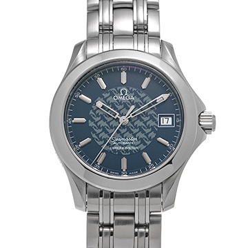 オメガ シーマスター 120 ジャック・マイヨール 1997 2500.80 ブルー ユニセックス 時計 【中古】【wristwatch】