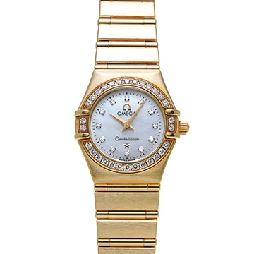 オメガ コンステレーション 1167.75 ホワイトシェル/ダイヤモンド レディース 時計 【中古】【wristwatch】