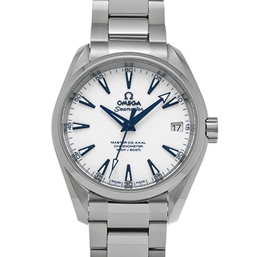 オメガ シーマスター アクアテラ グッドプラネット マスターコーアクシャル 231.90.39.21.04.001 ホワイト メンズ 時計 【中古】【wristwatch】