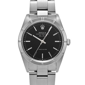 ロレックス エアキング 14010M ブラック メンズ 時計 【中古】【wristwatch】