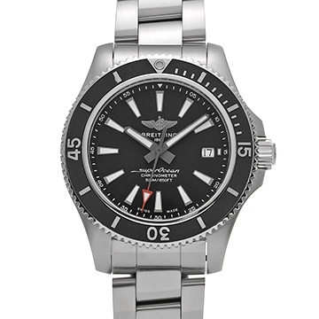 ブライトリング スーパーオーシャン オートマチック 42 ジャパンエディション A17366D71B2A1 ブラック メンズ 時計 【中古】【wristwatch】